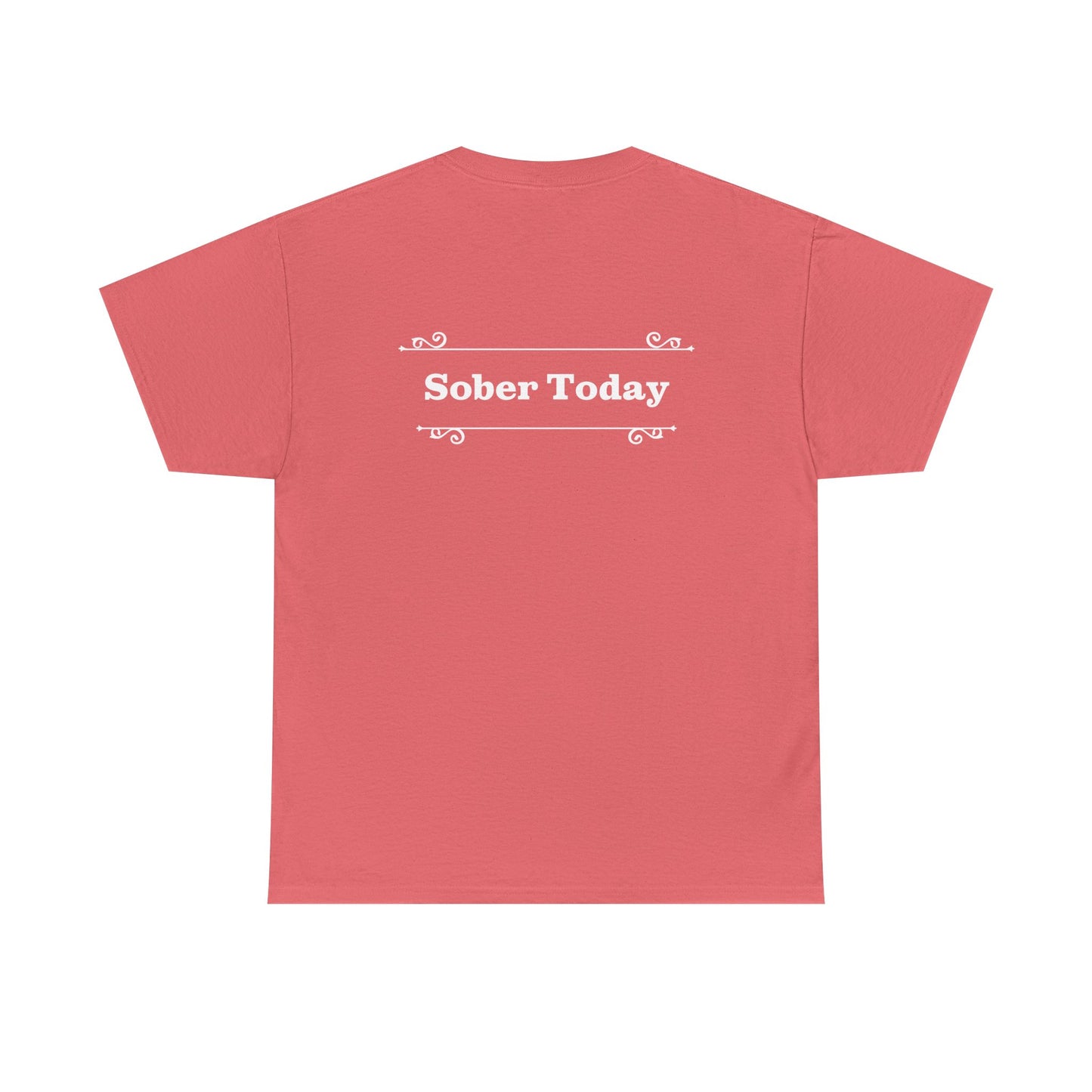 Haler Smith - T-Shirt - Haler Smith Heavy Cotton Short Sleeve Tee - Sober Today 1 - S - XL