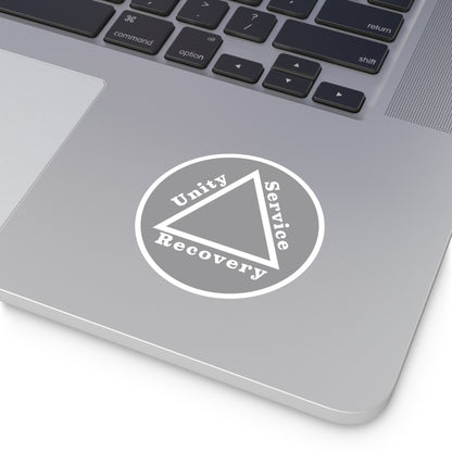 Haler Smith Vinyl Round Sticker - Unity Service Recovery 1 - Gray