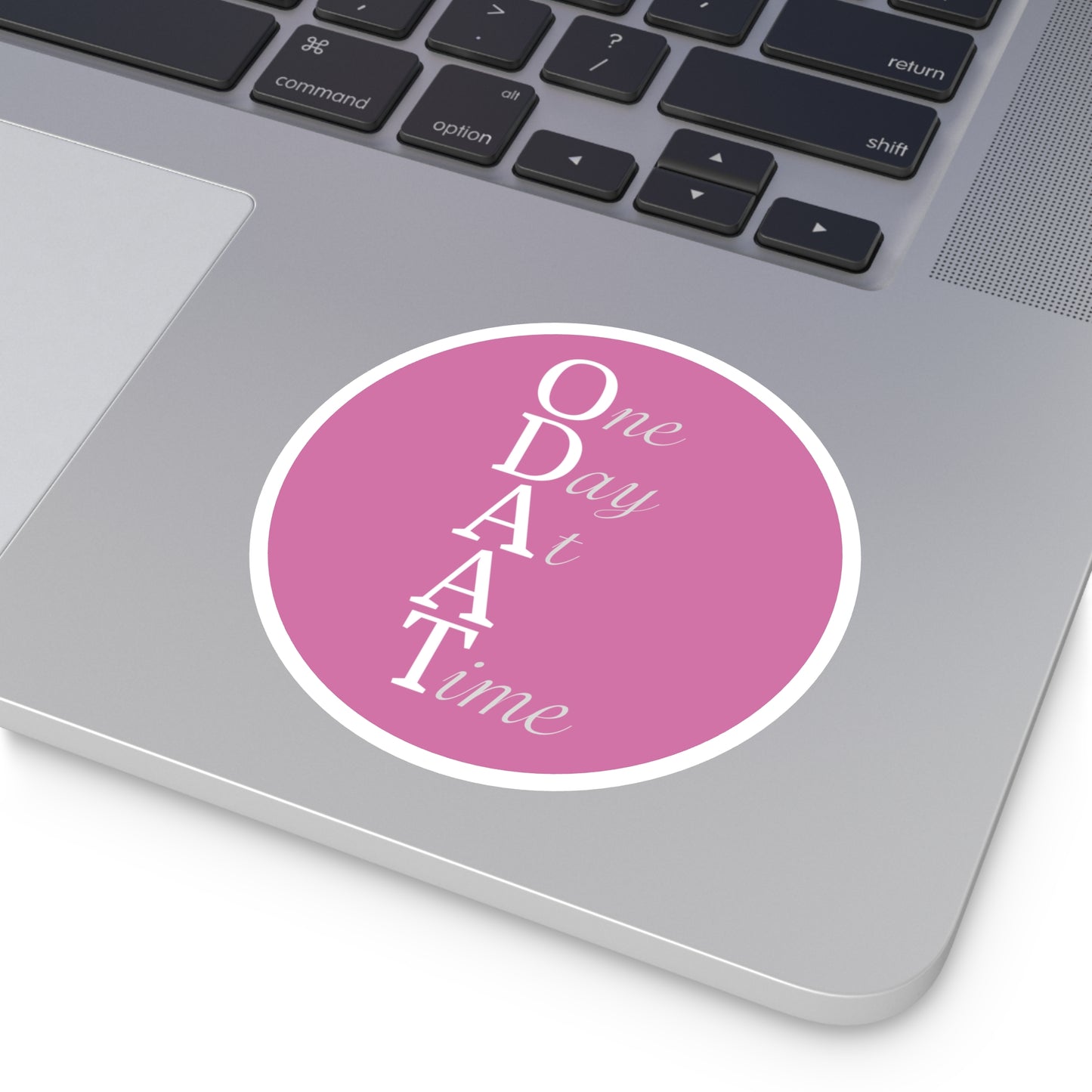 Haler Smith Vinyl Round Sticker - ODAAT - Light Pink