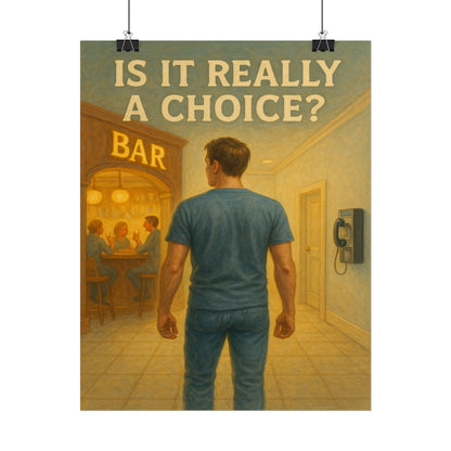 Haler Smith Rolled Poster - Is It Really A Choice - Vertical - Matte Finish