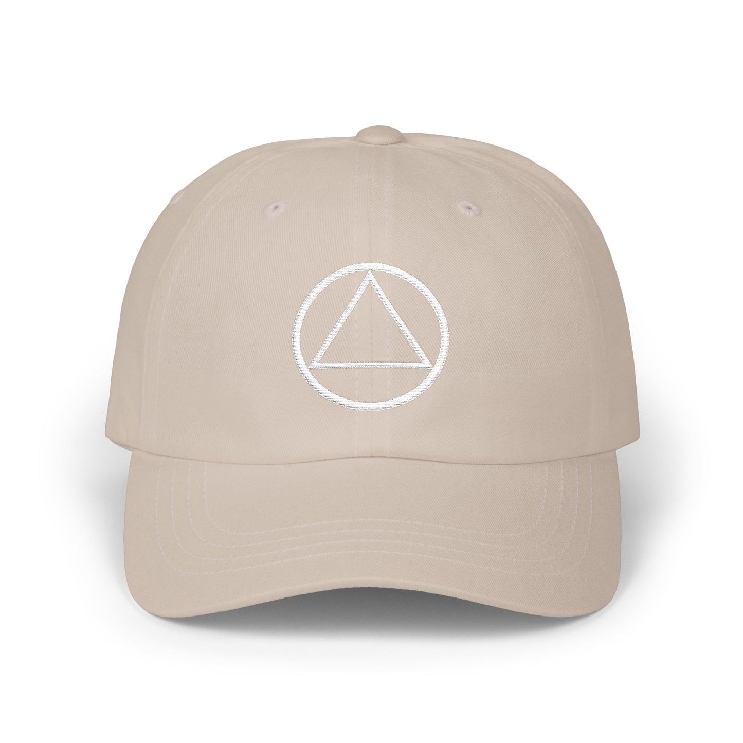 Recovery Dad Cap | Circle and Triangle Design 1