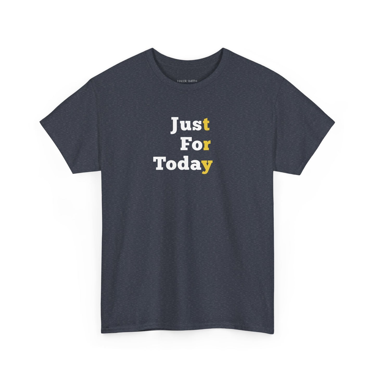 Recovery Short Sleeve T-Shirt | Just For Today Design 1 On The Front