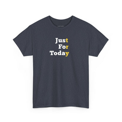 Recovery Short Sleeve T-Shirt | Just For Today Design 1 On The Front