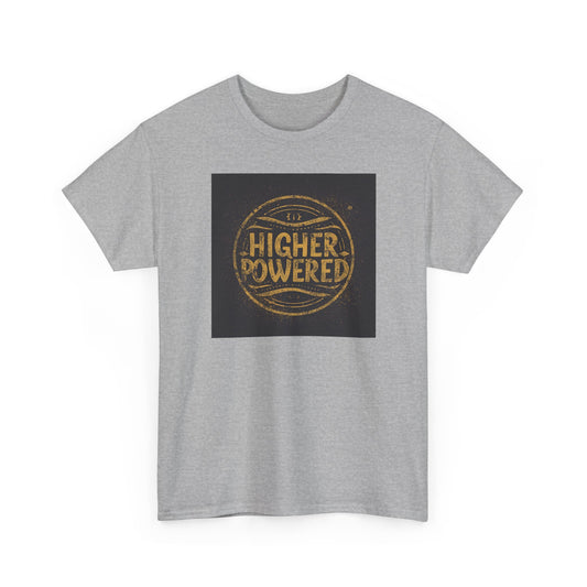 Recovery Short Sleeve T-Shirt | Higher Powered Design 2 On The Front