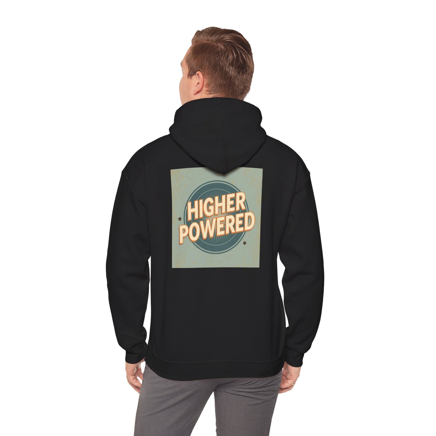 Haler Smith - Hoodie - Haler Smith Cotton Blend Hooded Sweatshirt Hoodie - Higher Powered 1 - S - XL