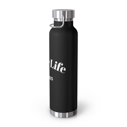 Recovery Insulated Water Bottle 22oz | Sober Life Est. Design 1