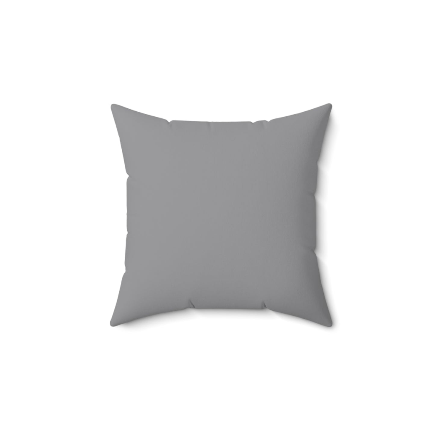 Haler Smith Polyester Square Pillow Grey - Live The Steps - White Letters