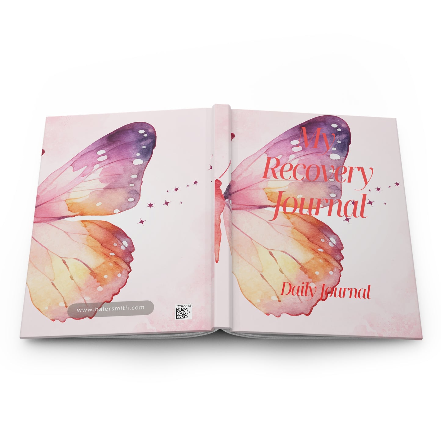 Recovery Hardcover Journal | My Recovery Journal | Butterfly Wing