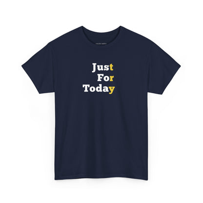 Recovery Short Sleeve T-Shirt | Just For Today Design 1 On The Front