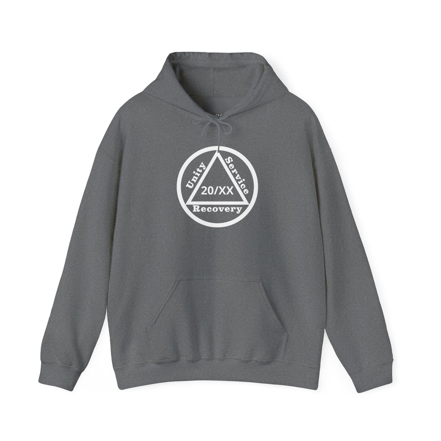 Sobriety Hoodie | Unity Service Recovery Sobriety Years Design 1 On The Front