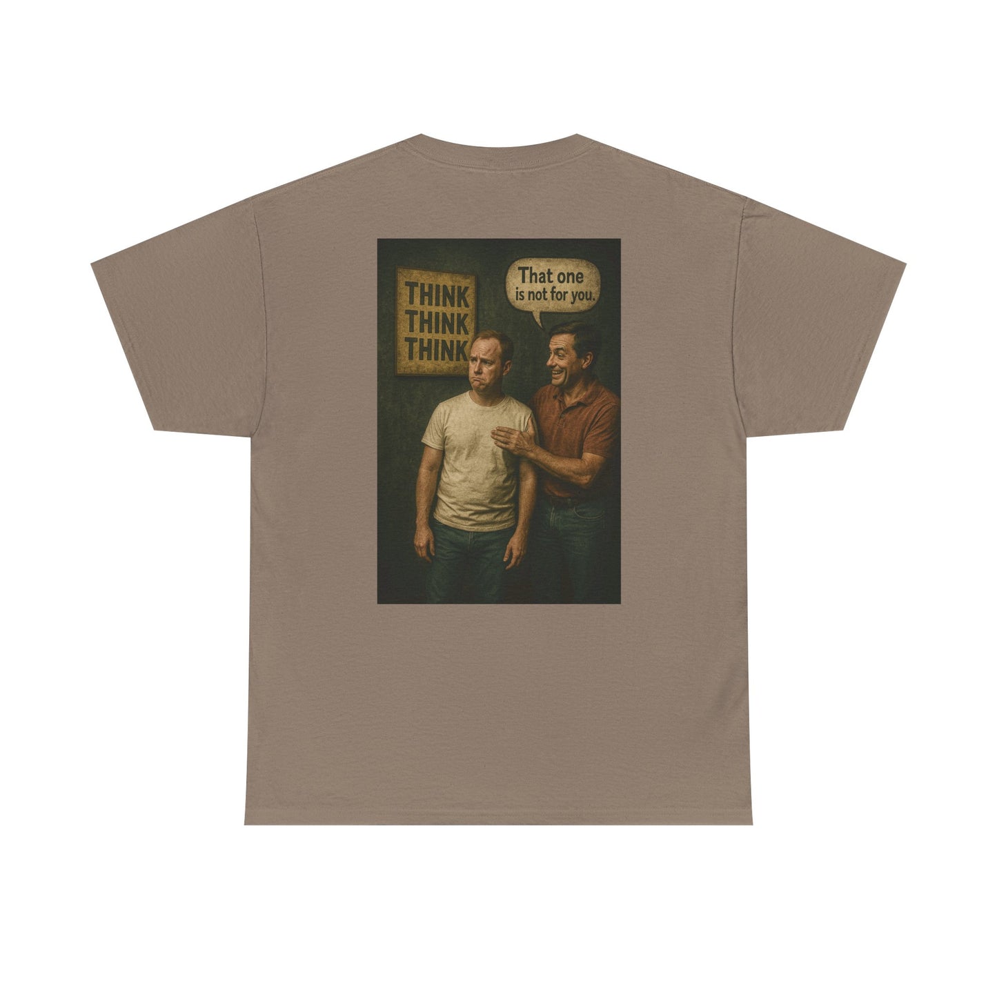 Haler Smith Heavy Cotton Short Sleeve Tee 2XL-5XL - Think Is Not For You - Clubhouse Male