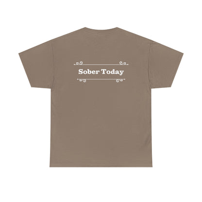 Haler Smith - T-Shirt - Haler Smith Heavy Cotton Short Sleeve Tee - Sober Today 1 - S - XL