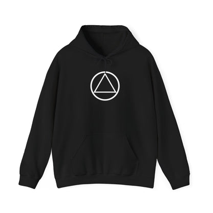 Recovery Hoodie | Circle and Triangle Design 1 On The Front
