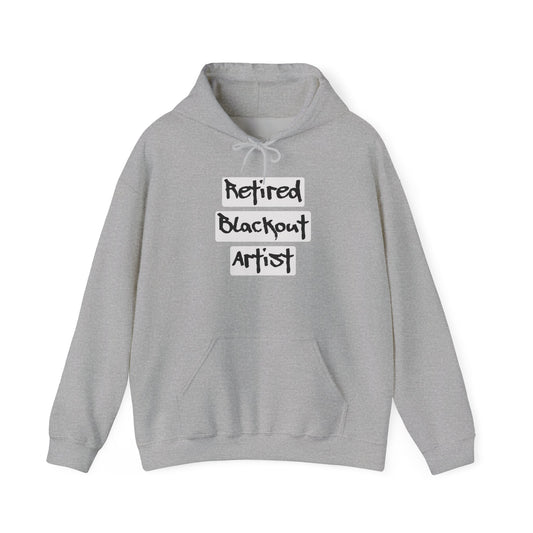 Recovery Hoodie | Retired Blackout Artist 1 On The Front
