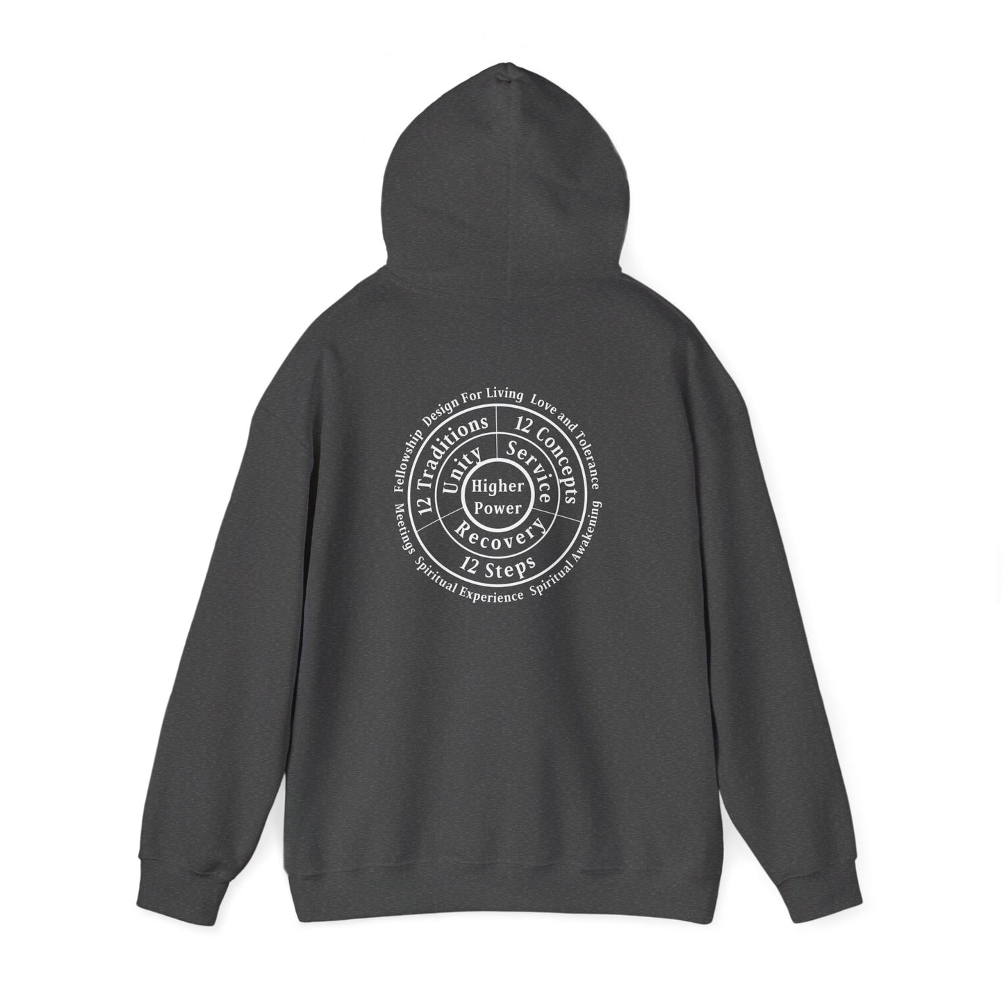 Haler Smith - Hoodie - Haler Smith Cotton Blend Hooded Sweatshirt Hoodie - Higher Power 1 - S - XL