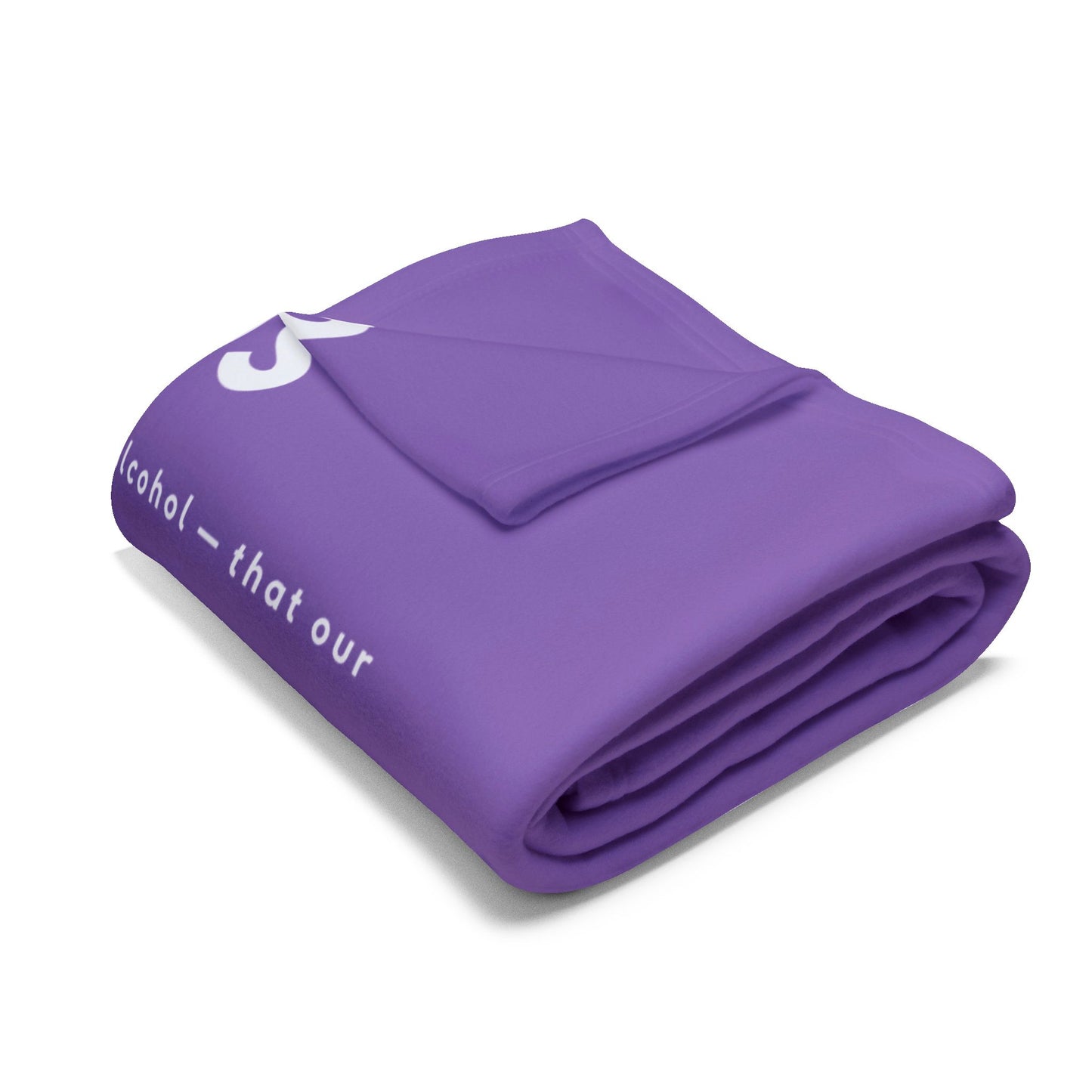 Haler Smith Polar Fleece Blanket - 12 Steps - Light Purple
