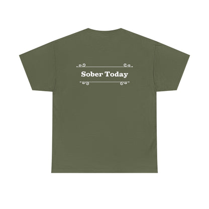 Haler Smith - T-Shirt - Haler Smith Heavy Cotton Short Sleeve Tee - Sober Today 1 - 2XL - 5XL