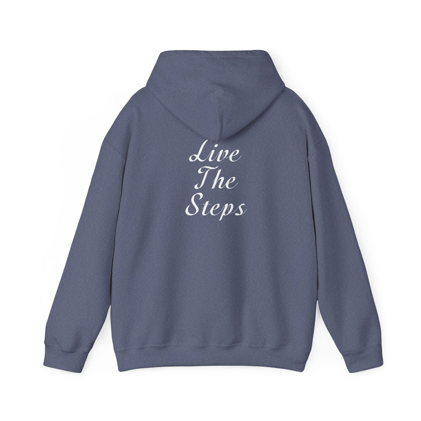 Haler Smith - Hoodie - Haler Smith Cotton Blend Hooded Sweatshirt Hoodie 2XL - 5XL - Live The Steps White