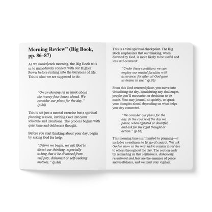 Haler Smith Guided Softcover Journal - Step 11 Morning Review - Mountain Morning Scene - White Letters