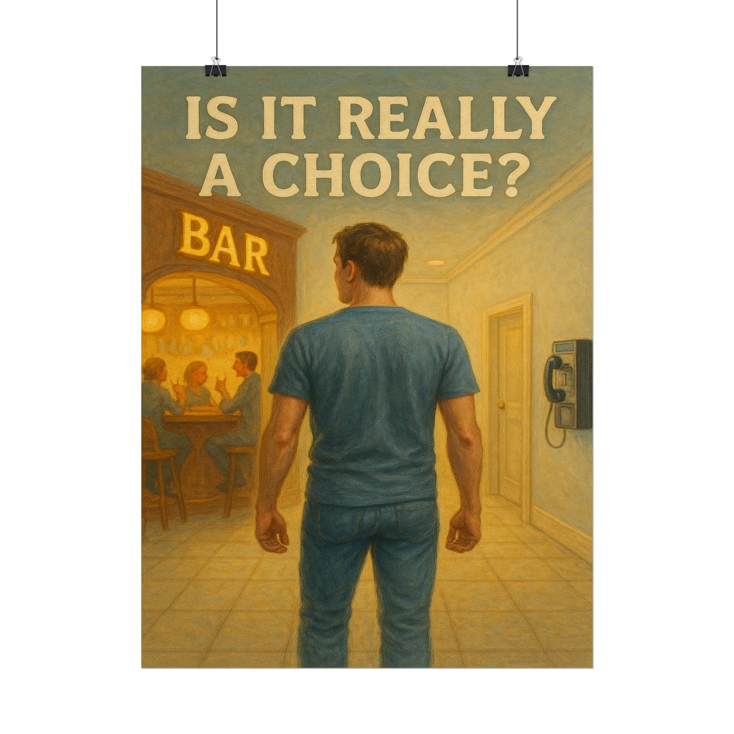 Haler Smith Rolled Poster - Is It Really A Choice - Vertical - Matte Finish