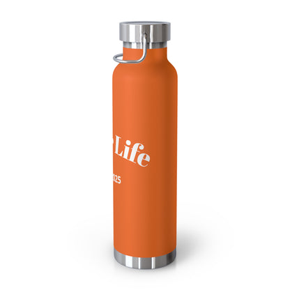 Recovery Insulated Water Bottle 22oz | Sober Life Est. Design 1