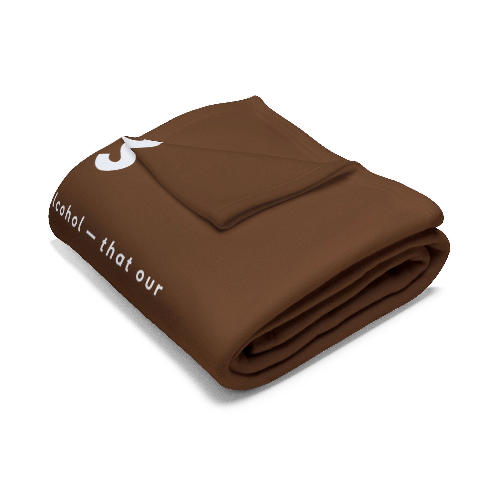Haler Smith - Home Decor - Haler Smith Polar Fleece Blanket - 12 Steps - Brown