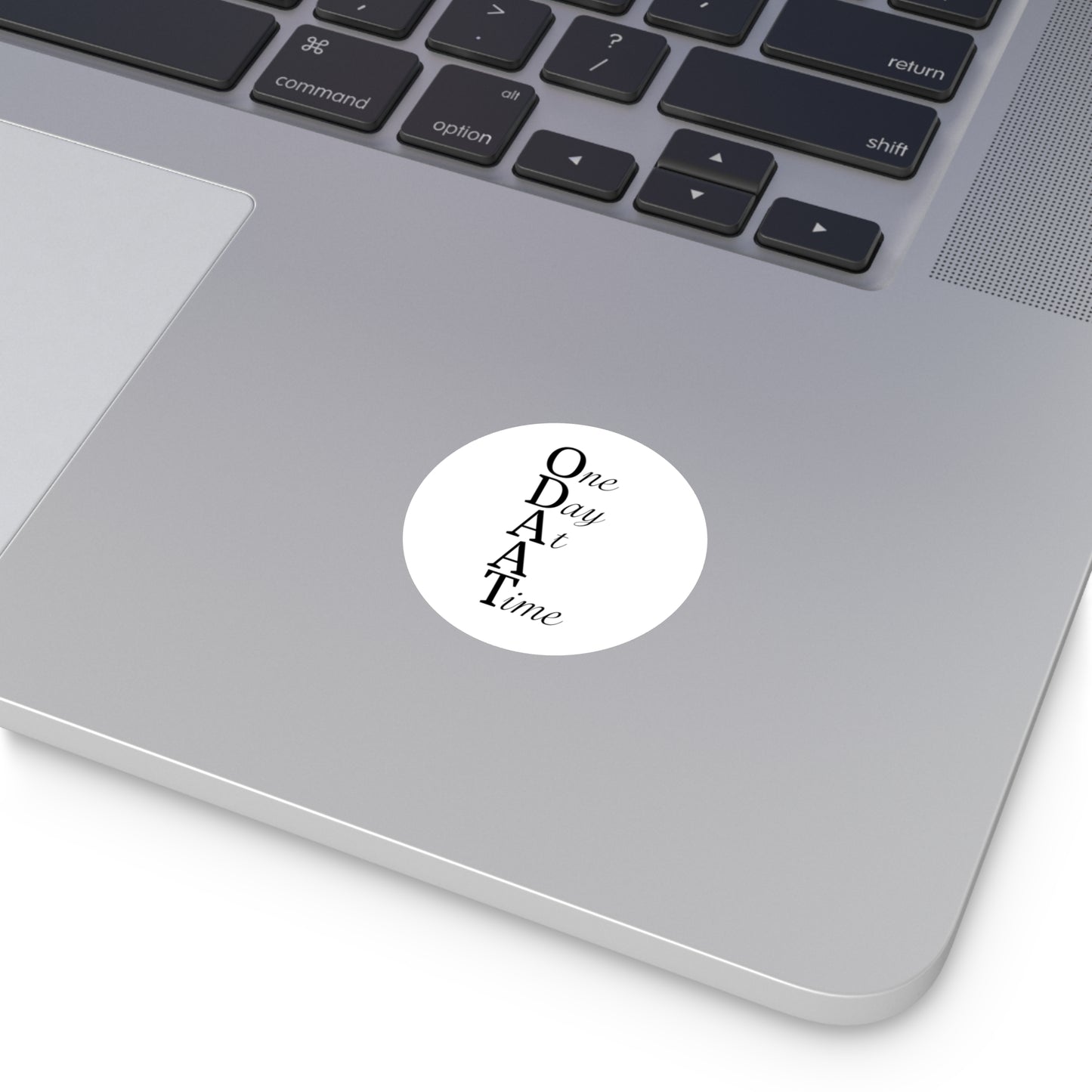 Haler Smith Vinyl Round Sticker - ODAAT - White