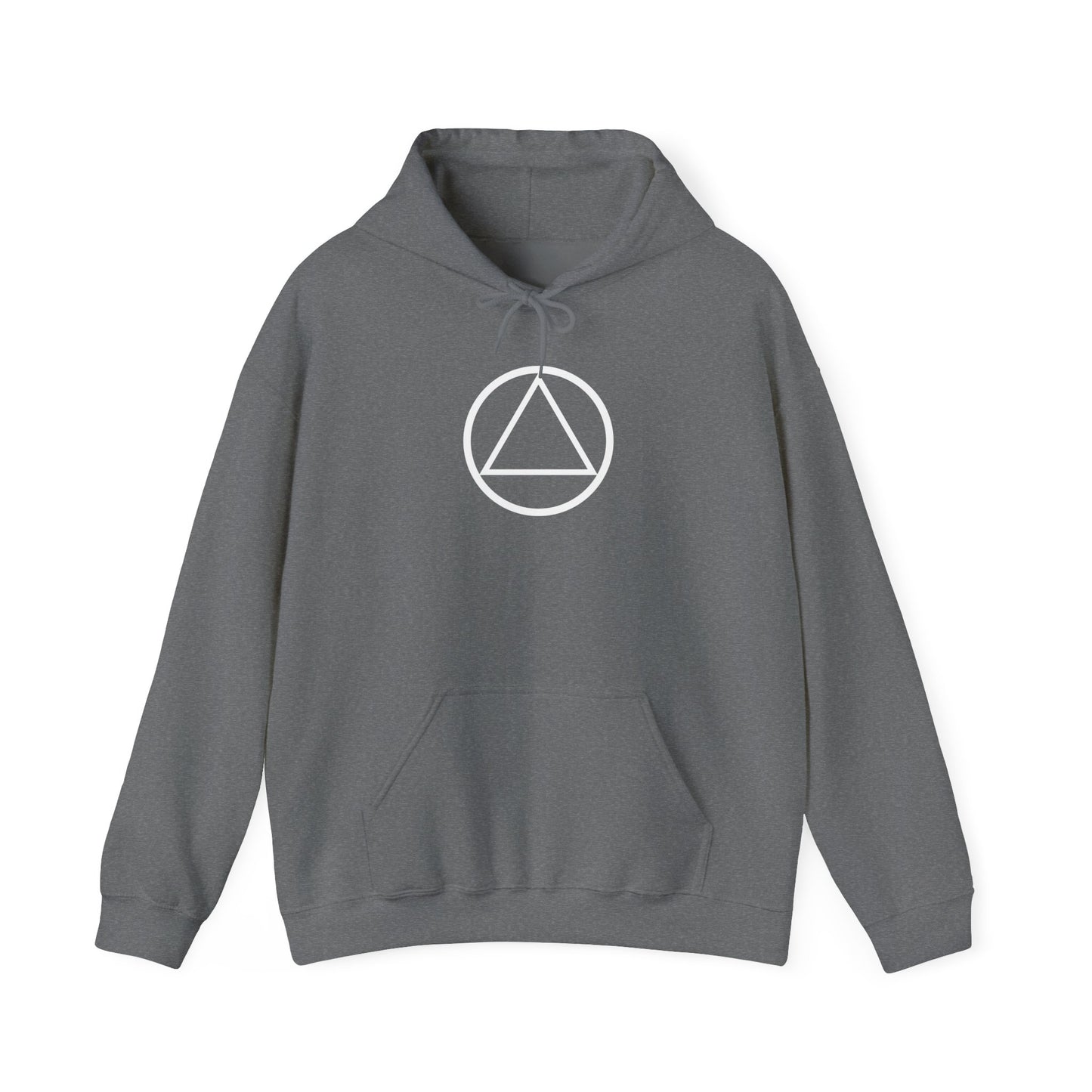 Recovery Hoodie | Circle and Triangle Design 1 On The Front