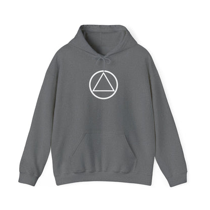 Recovery Hoodie | Circle and Triangle Design 1 On The Front