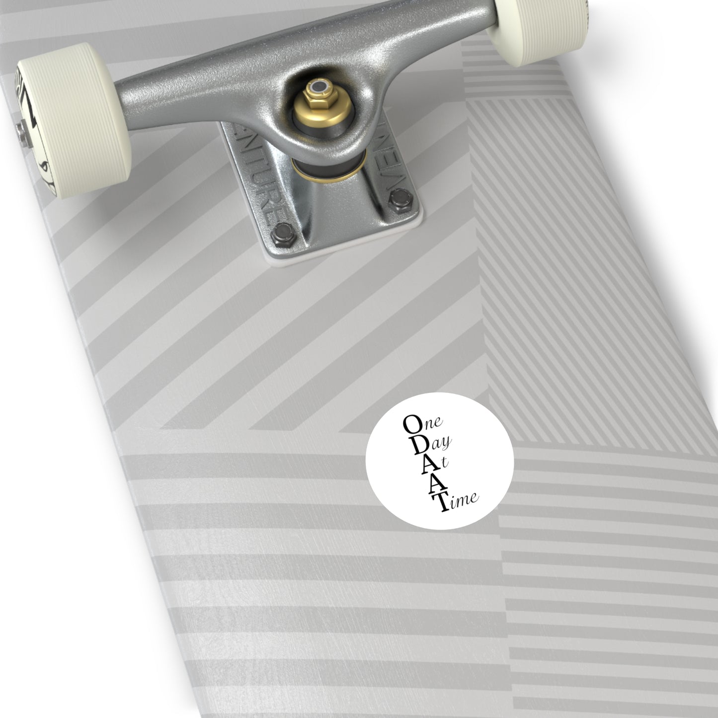 Haler Smith Vinyl Round Sticker - ODAAT - White