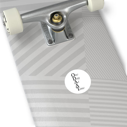 Haler Smith Vinyl Round Sticker - ODAAT - White