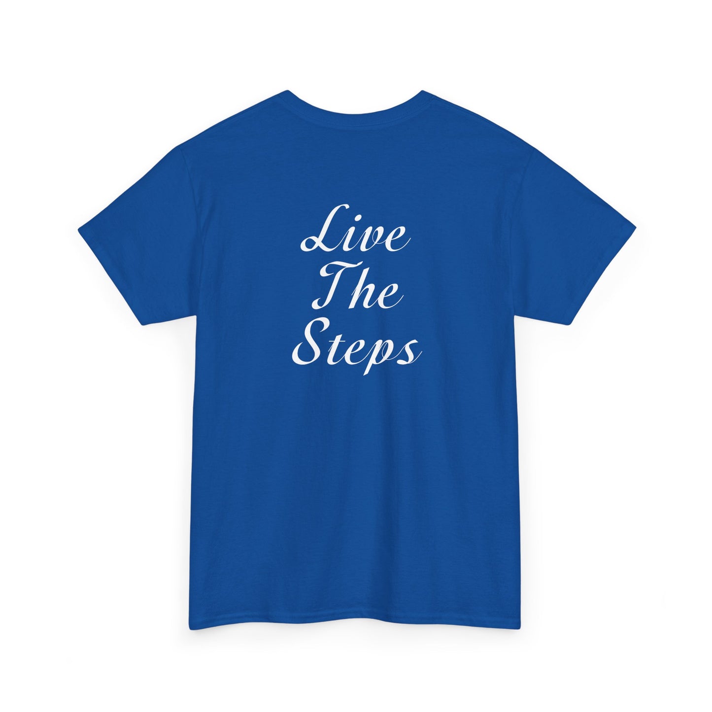 Haler Smith - T-Shirt - Haler Smith Heavy Cotton Short Sleeve Tee S - XL - Live The Steps - White Letters