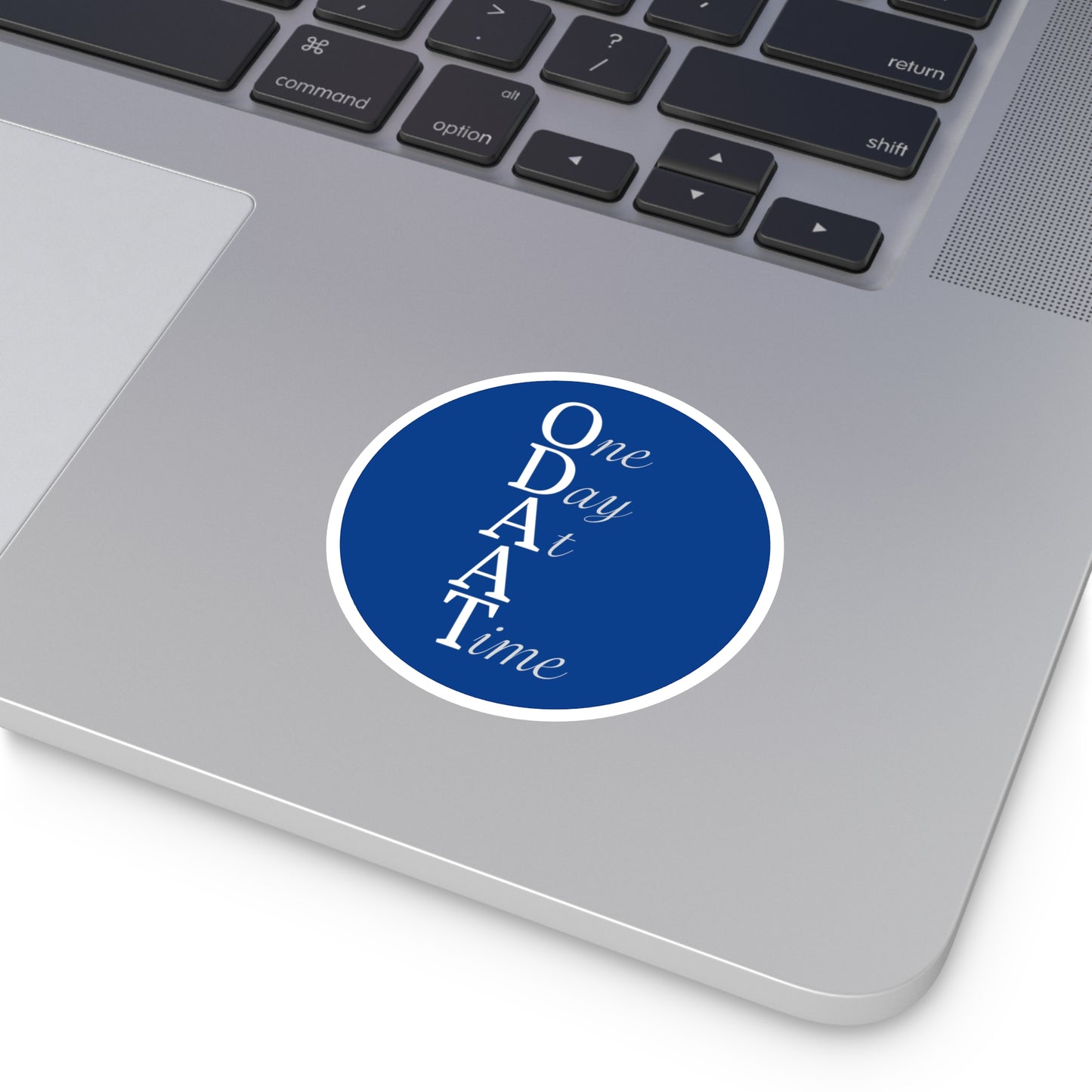 Haler Smith Vinyl Round Sticker - ODAAT - Dark Blue