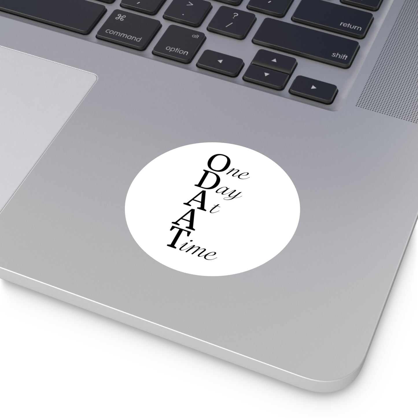 Haler Smith Vinyl Round Sticker - ODAAT - White