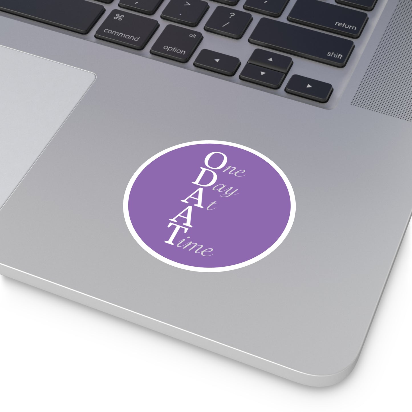 Haler Smith Vinyl Round Sticker - ODAAT - Light Purple