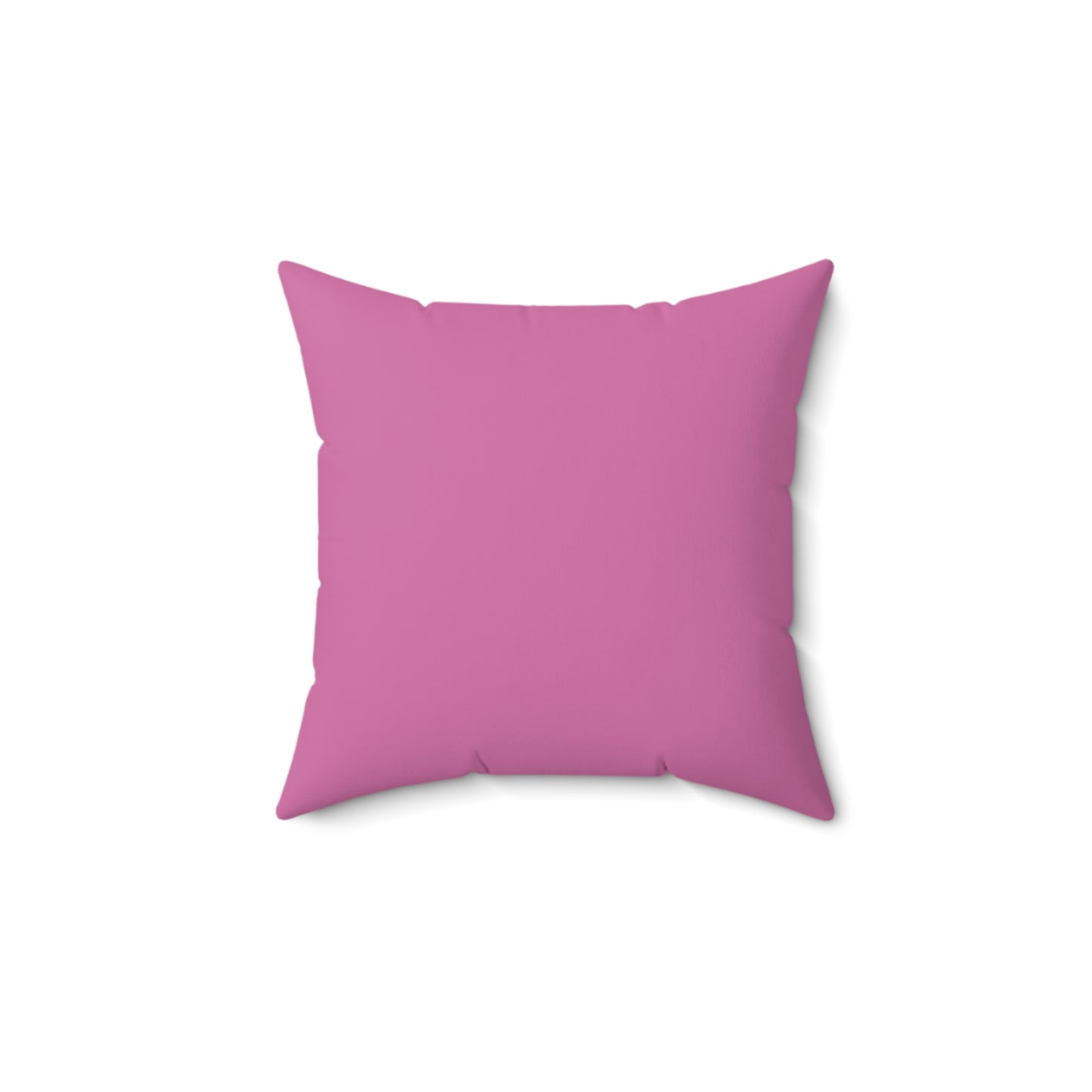 Haler Smith Square Polyester Pillow - Recovery Phrases 1 - Light Pink