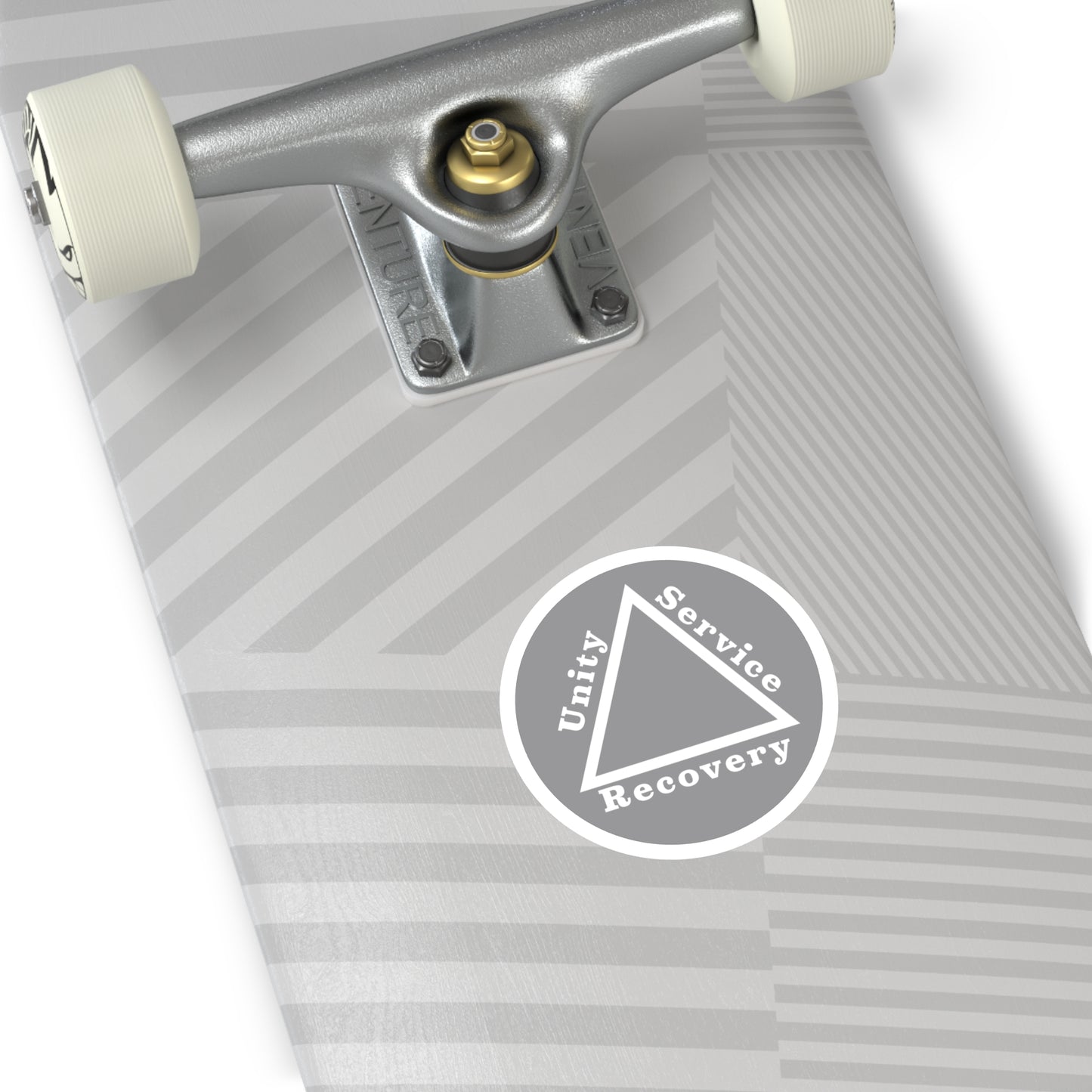 Haler Smith Vinyl Round Sticker - Unity Service Recovery 1 - Gray