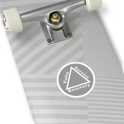 Haler Smith Vinyl Round Sticker - Unity Service Recovery 1 - Gray