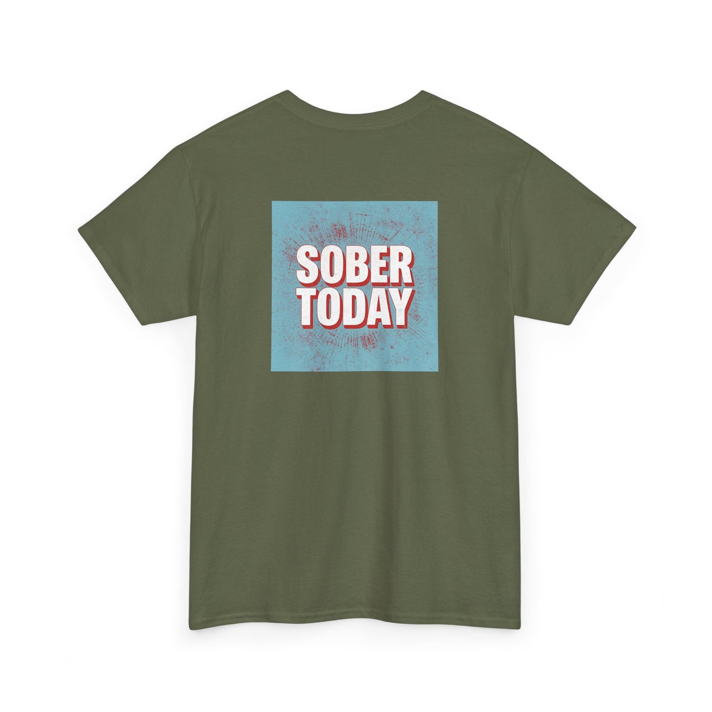 Haler Smith - T-Shirt - Haler Smith Heavy Cotton Short Sleeve Tee - Sober Today 5 - S - XL