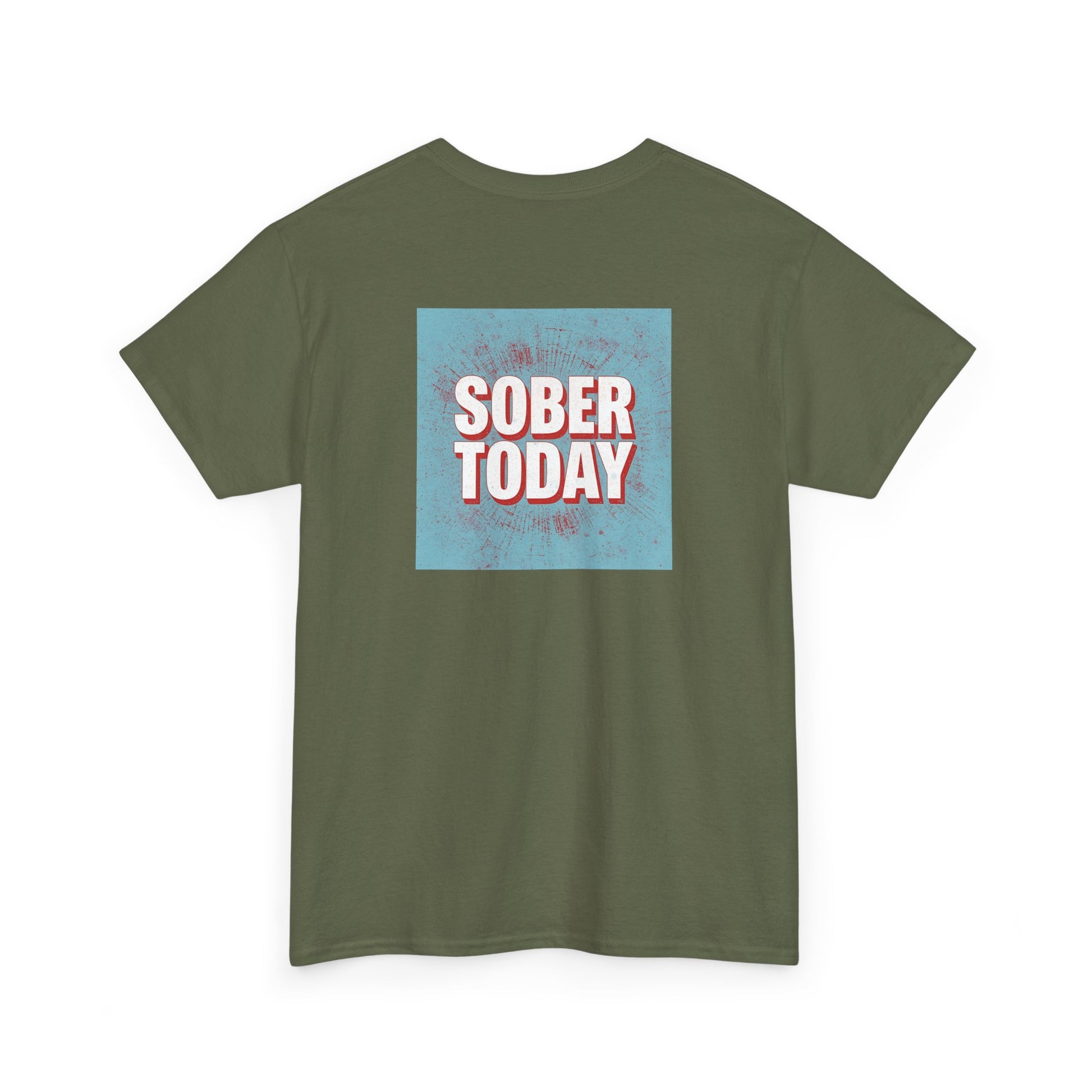 Haler Smith - T-Shirt - Haler Smith Heavy Cotton Short Sleeve Tee - Sober Today 5 - S - XL