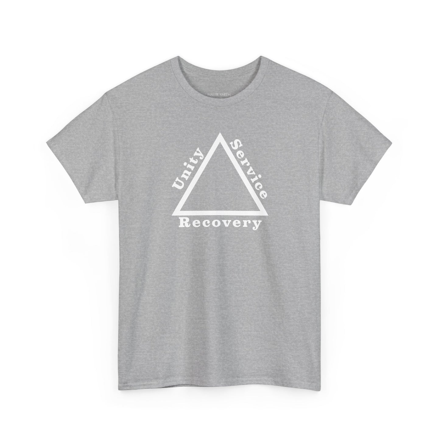 Recovery Short Sleeve T-Shirt | Unity Service Recovery Design 1 On The Front