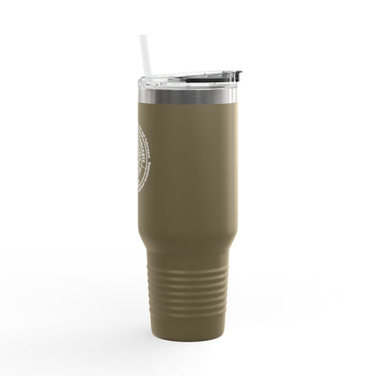Haler Smith - Mug - Haler Smith Insulated Travel Mug with Straw 40 oz. - Higher Power 1 - White Letters