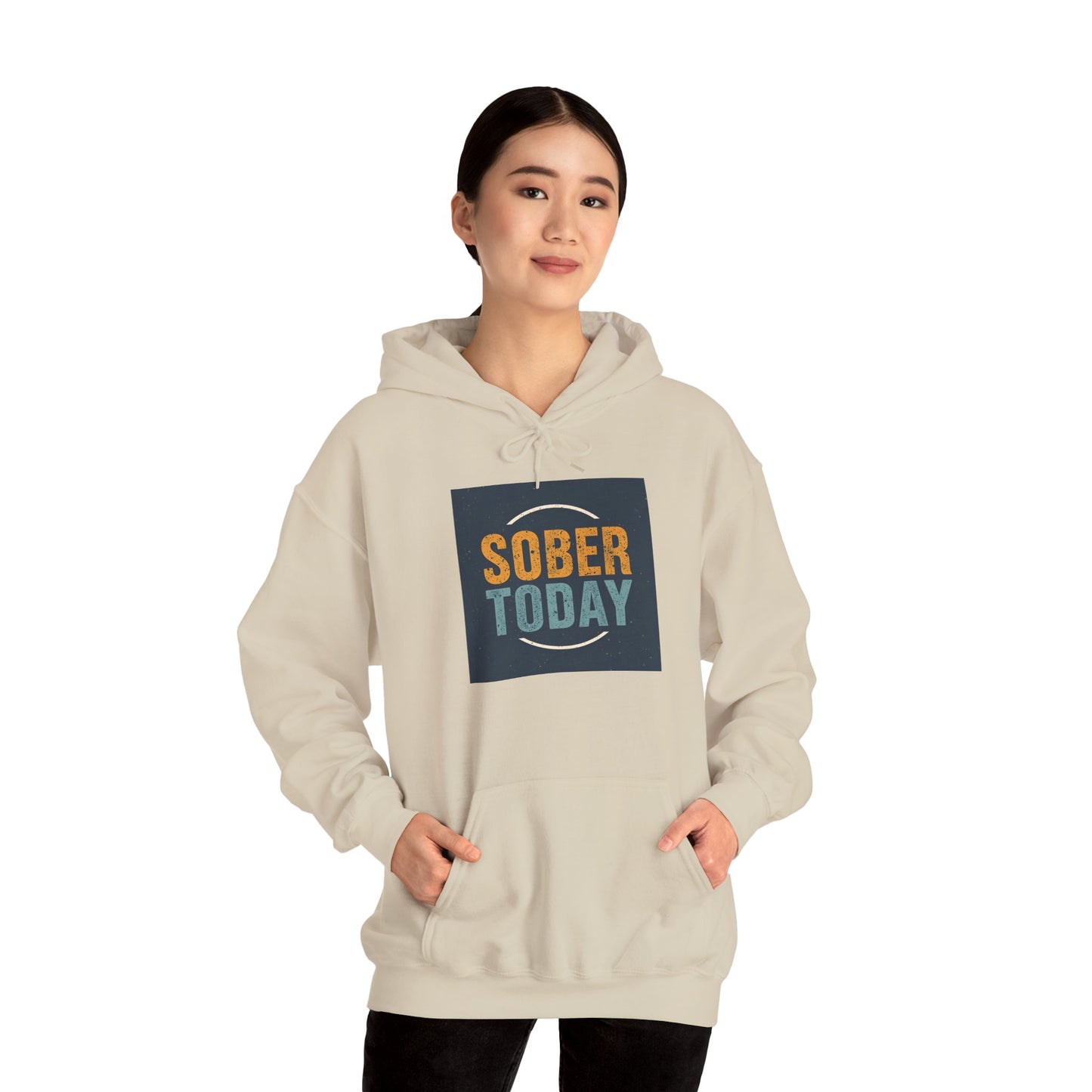 Recovery Hoodie | Sober Today Design 8 On The Front