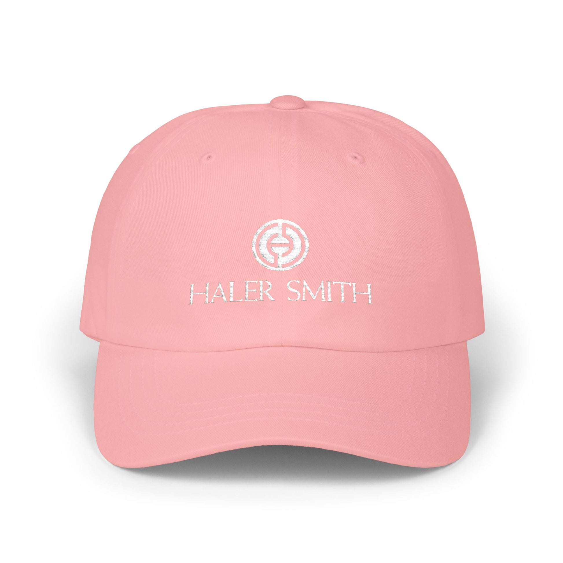 Haler Smith - Hats - Haler Smith Dad Cap - Haler Smith Logo - White