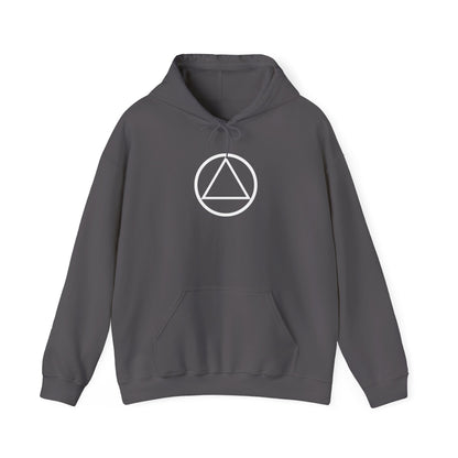 Recovery Hoodie | Circle and Triangle Design 1 On The Front
