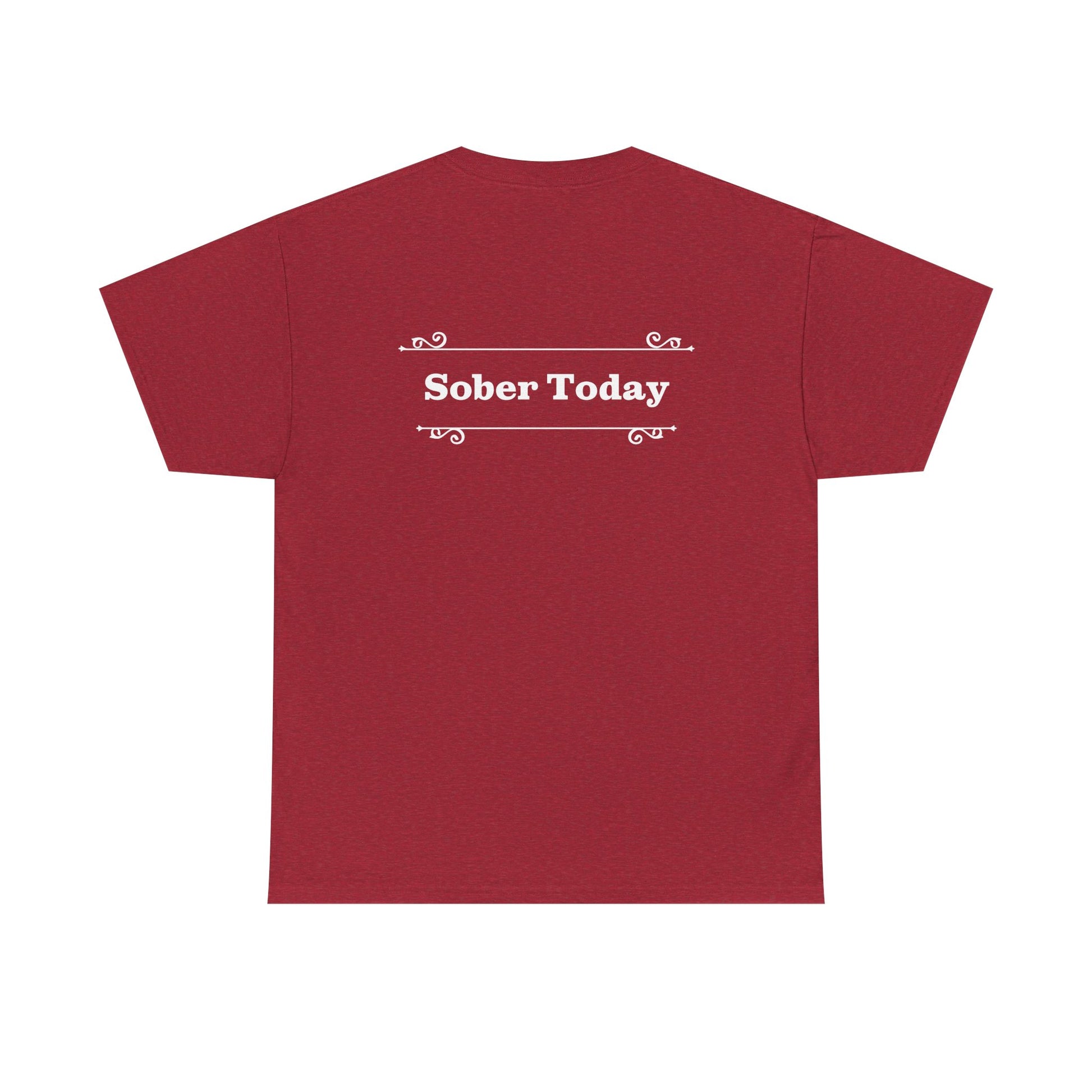 Haler Smith - T-Shirt - Haler Smith Heavy Cotton Short Sleeve Tee - Sober Today 1 - S - XL