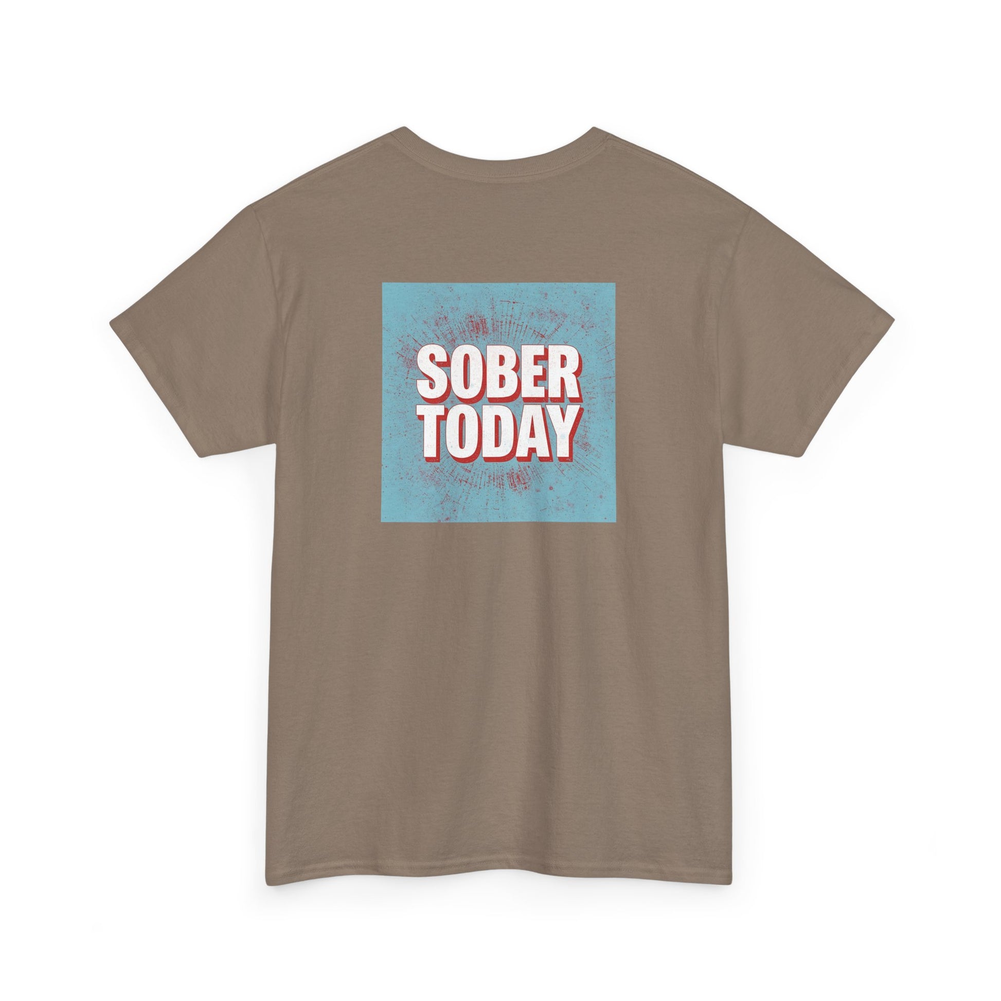Haler Smith - T-Shirt - Haler Smith Heavy Cotton Short Sleeve Tee - Sober Today 5 - S - XL
