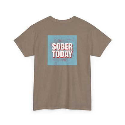 Haler Smith - T-Shirt - Haler Smith Heavy Cotton Short Sleeve Tee - Sober Today 5 - S - XL