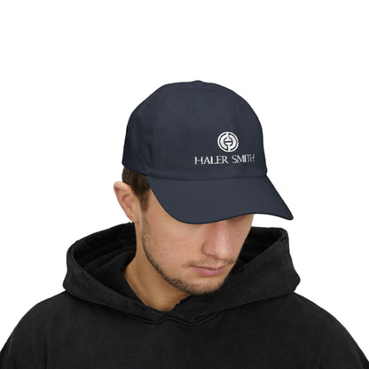 Haler Smith - Hats - Haler Smith Dad Cap - Haler Smith Logo - White