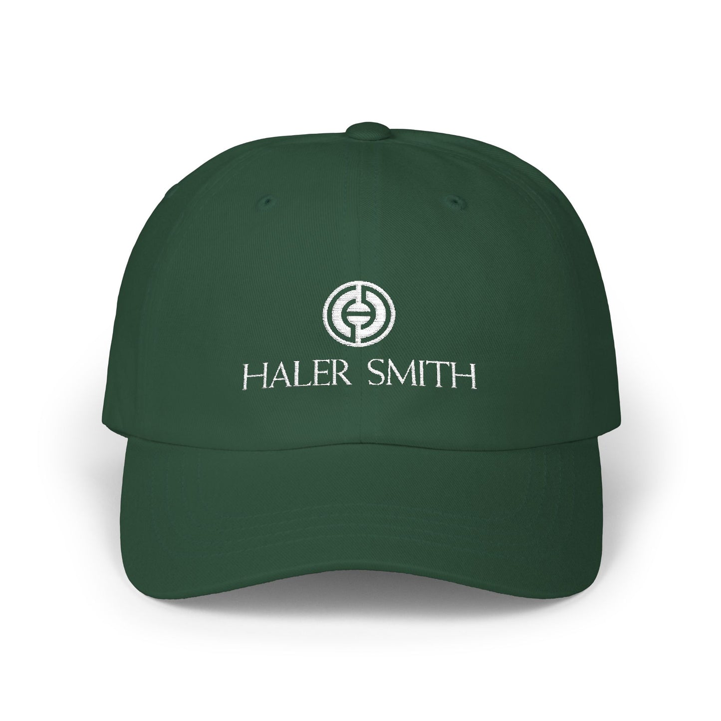 Haler Smith - Hats - Haler Smith Dad Cap - Haler Smith Logo - White